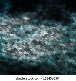 Dark BLUE vector layout with lines, triangles. Decorative design in abstract style with triangles. Design for your promotions.