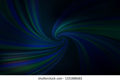 Dark BLUE vector layout with wry lines. Shining colorful illustration in simple style. Abstract design for your web site.