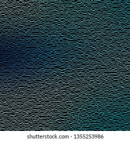 Dark BLUE vector layout with wry lines. Abstract gradient illustration with wry lines. Smart design for your promotions.