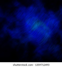 Dark BLUE vector layout with wry lines. Illustration in halftone style with gradient curves. Smart design for your promotions.