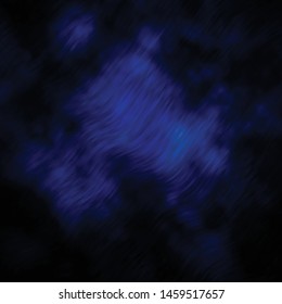 Dark BLUE vector layout with wry lines. Colorful illustration in abstract style with bent lines. Template for cellphones.