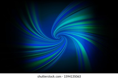Dark BLUE vector layout with wry lines. Brand new colorful illustration in simple style. A new texture for your  ad, booklets, leaflets.