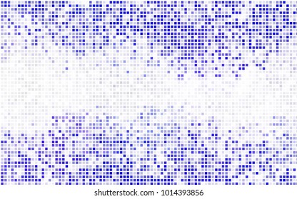 Dark BLUE vector low poly background. A sample with a polygonal design. Illustration in polygonal style with repeating squares
