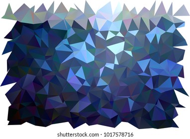 Dark BLUE vector low poly pattern. A vague abstract illustration with gradient. The textured pattern can be used for background.