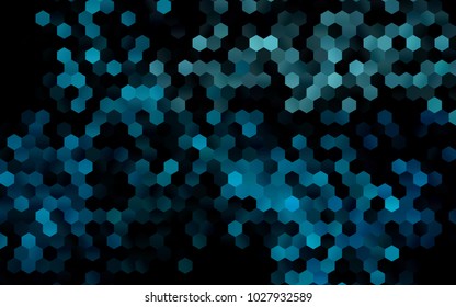 Dark BLUE vector low poly background. A sample with a polygonal design. Low poly illustration, low polygonal background.