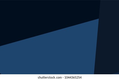 Dark BLUE vector low poly background. Triangular geometric sample with gradient.  A completely new design for your business.