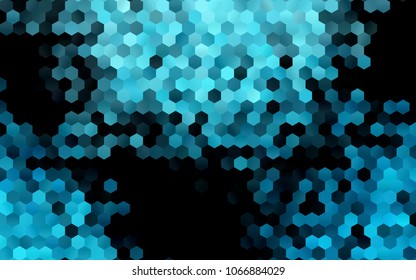 Dark BLUE vector low poly background. A sample with a polygonal design. Low poly illustration, low polygonal background.