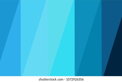 Dark BLUE vector low poly cover. Colorful illustration in polygonal style with gradient. Triangular pattern for your business design.