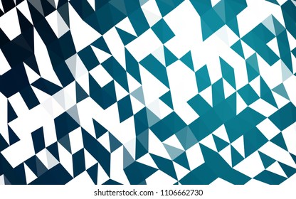 Dark BLUE vector low poly layout. Colorful illustration in abstract style with gradient. A completely new template for your business design.
