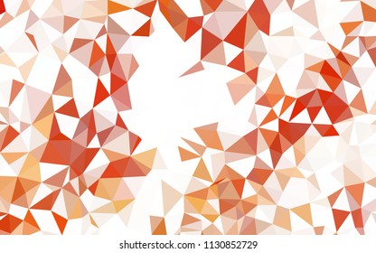 Dark BLUE vector low poly texture. Creative illustration in halftone style with triangles. Textured pattern for your backgrounds.