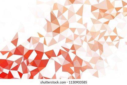 Dark BLUE vector low poly layout. Shining colorful illustration with triangles. Triangular pattern for your design.