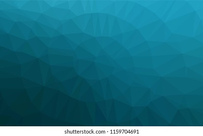 Dark BLUE vector low poly texture. Shining colored illustration in a Brand new style. A completely new design for your business.