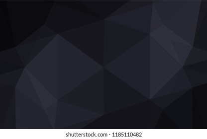 Dark BLUE vector low poly texture. A sample with polygonal shapes. A completely new design for your business.