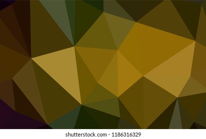 Dark BLUE vector low poly layout. Geometric illustration in Origami style with gradient.  Brand new design for your business.