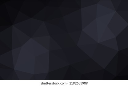 Dark BLUE vector low poly layout. A sample with polygonal shapes. A completely new template for your business design.
