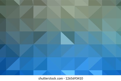 Dark BLUE vector low poly texture. Modern abstract illustration with triangles. Best triangular design for your business.