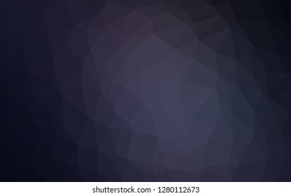 Dark BLUE vector low poly texture. A sample with polygonal shapes. Textured pattern for background.
