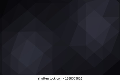 Dark BLUE vector low poly layout. Shining colored illustration in a Brand new style. Template for a cell phone background.