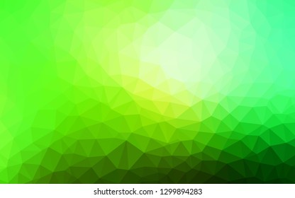 Dark BLUE vector low poly background. Shining colorful illustration with triangles. Template for cell phone's backgrounds.