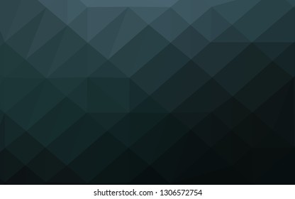 Dark BLUE vector low poly texture. Colorful abstract illustration with gradient. Brand new design for your business.