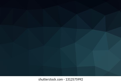 Dark BLUE vector low poly texture. An elegant bright illustration with gradient. Completely new design for your business.