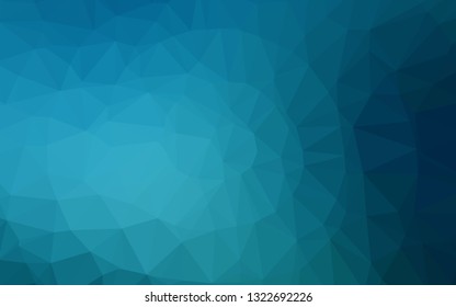 Dark BLUE vector low poly texture. An elegant bright illustration with gradient. Brand new design for your business.