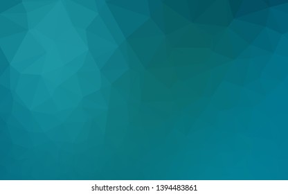 Dark BLUE vector low poly texture. Colorful illustration in abstract style with gradient. Polygonal design for your web site.