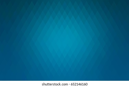 Dark BLUE vector low poly background. A sample with a polygonal design. Illustration in polygonal style with repeating squares