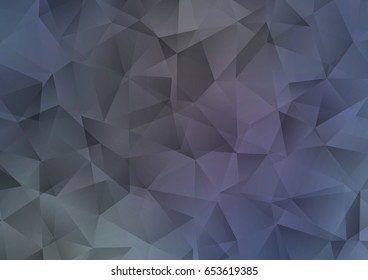 Dark BLUE vector low poly background. Glitter abstract illustration with an elegant design. Brand-new design for your business.