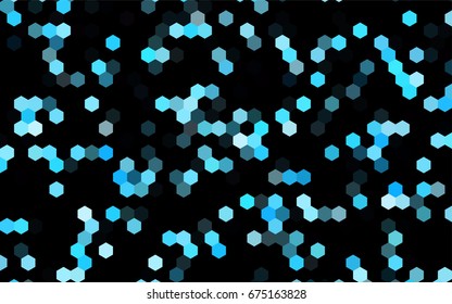 Dark BLUE vector low poly background. A sample with a polygonal design. Low poly illustration, low polygonal background.