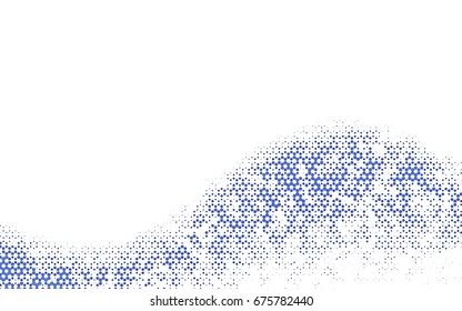 Dark BLUE vector low poly background. A sample with a polygonal design. Low poly illustration, low polygonal background.