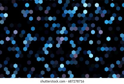 Dark BLUE vector low poly background. A sample with a polygonal design. Low poly illustration, low polygonal background.