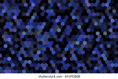 Dark BLUE vector low poly background. A sample with a polygonal design. Low poly illustration, low polygonal background.