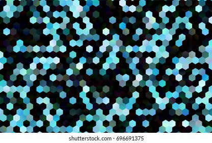 Dark BLUE vector low poly background. A sample with a polygonal design.
