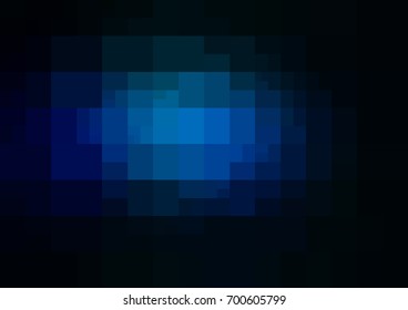 DARK BLUE vector Low poly crystal background. Polygon design pattern. Low poly illustration, low polygon background.