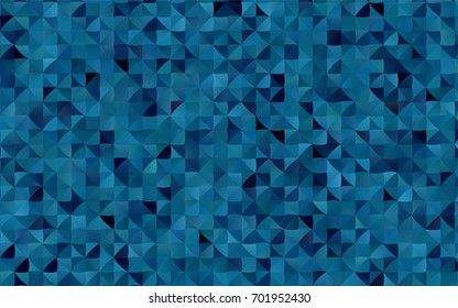 Dark BLUE vector low poly pattern. Creative geometric illustration in Origami style with gradient. Brand-new style for your business design.