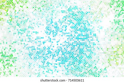 Dark BLUE vector low poly background. A sample with a polygonal design. Illustration in polygonal style with repeating squares