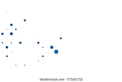 Dark BLUE vector low poly background. A sample with a polygonal design. Low poly illustration, low polygonal background.