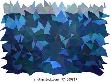 Dark BLUE vector low poly pattern. Colorful abstract illustration with gradient. A new texture for your design.