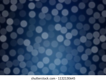 Dark BLUE vector modern bokeh pattern. Colorful illustration in abstract style with gradient. The elegant pattern for brand book.
