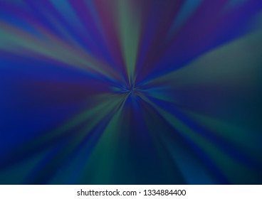 Dark BLUE vector modern bokeh pattern. Colorful abstract illustration with gradient. A completely new design for your business.