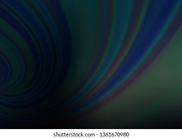 Dark BLUE vector modern bokeh pattern. Creative illustration in halftone style with gradient. The best blurred design for your business.