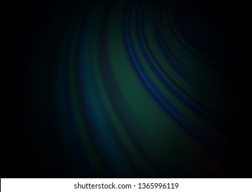 Dark BLUE vector modern bokeh pattern. Colorful illustration in abstract style with gradient. Brand new style for your business design.