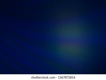 Dark BLUE vector modern bokeh pattern. A completely new color illustration in a bokeh style. The background for your creative designs.