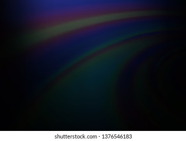 Dark BLUE vector modern bokeh pattern. Colorful illustration in blurry style with gradient. The background for your creative designs.