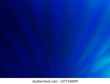Dark BLUE vector modern bokeh pattern. Colorful illustration in abstract style with gradient. The elegant pattern for brand book.