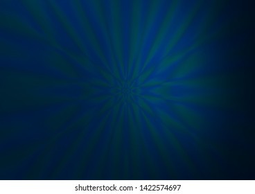 Dark BLUE vector modern bokeh pattern. Colorful abstract illustration with gradient. The best blurred design for your business.