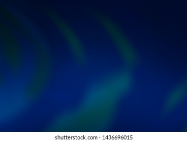 Dark BLUE vector modern bokeh pattern. Shining colorful illustration in a Brand new style. The template for backgrounds of cell phones.