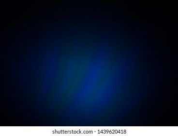 Dark BLUE vector modern bokeh pattern. Modern geometrical abstract illustration with gradient. The best blurred design for your business.