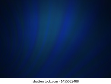 Dark BLUE vector modern bokeh pattern. Colorful illustration in abstract style with gradient. The best blurred design for your business.